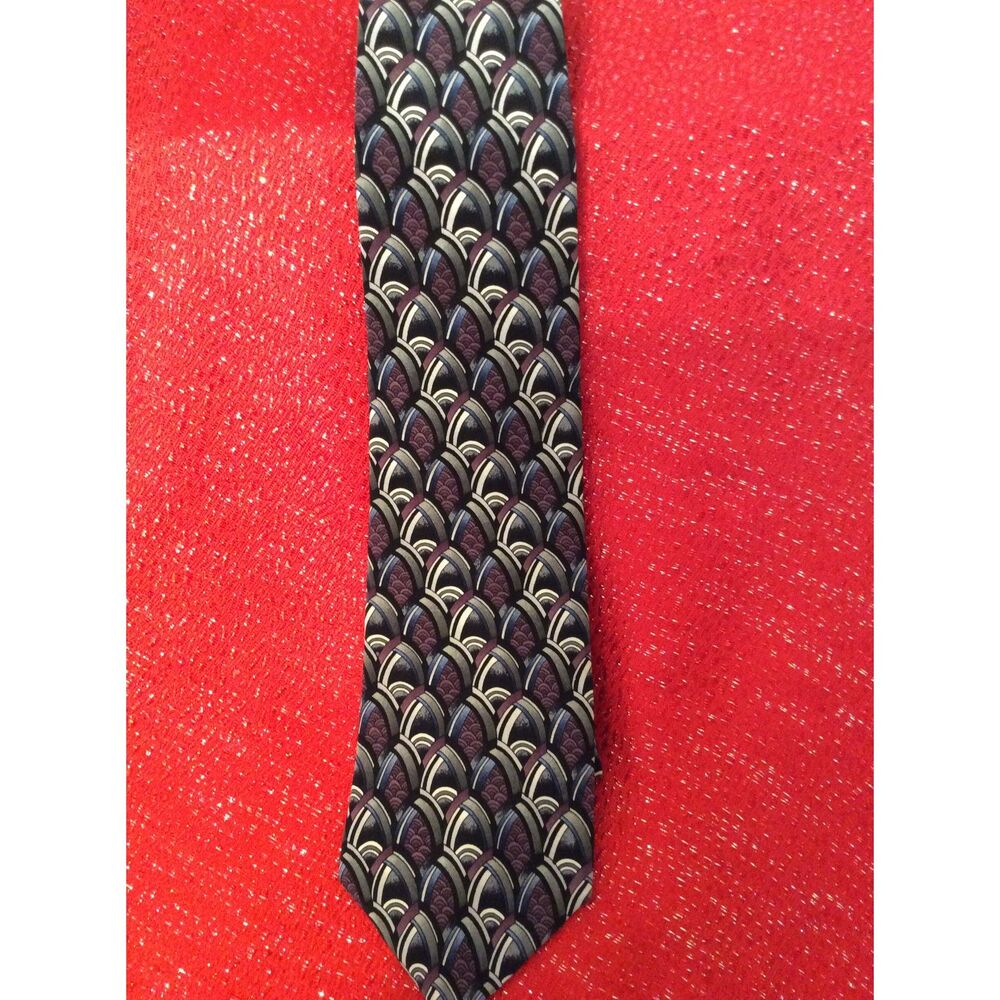 Jerry Garcia J. Garcia Tie Men Business Collector Purple Gray Black